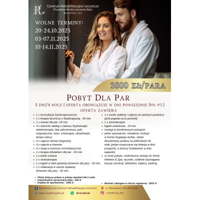 Turnus dla Par - jesienny odpoczynek