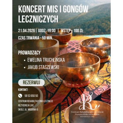 Koncert mis i gongów leczniczych - 21.04.2026