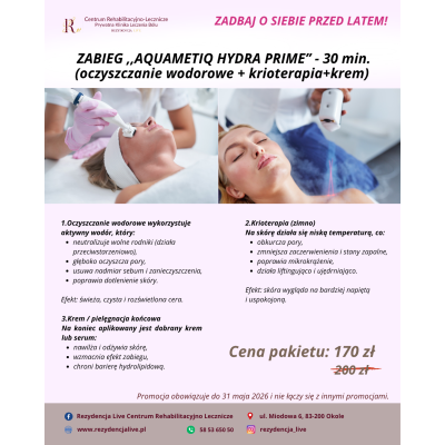 AQUAMETIQ HYDRA PRIME – Ekspresowe Odświeżenie (30 min)