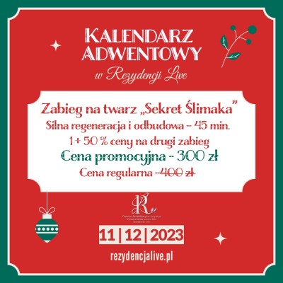 11.12 Zabieg na twarz „Sekret Ślimaka”