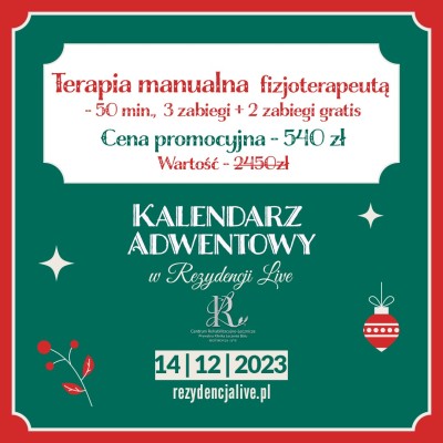 14.12 Terapia manualna z fizjoterapeutą 50 min.